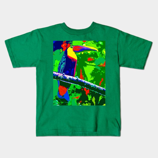 Toucan Kids T-Shirt by CarloVaro